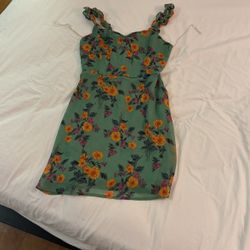Green All In Favor Dress