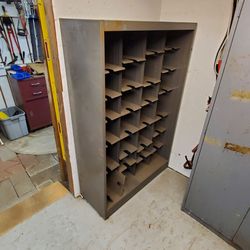 Large metal 25 shelf cubby