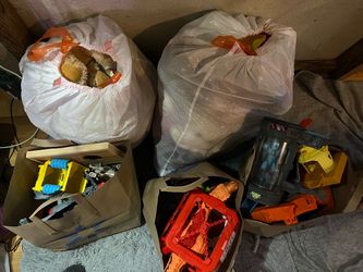 Five free bags of toys and plushies