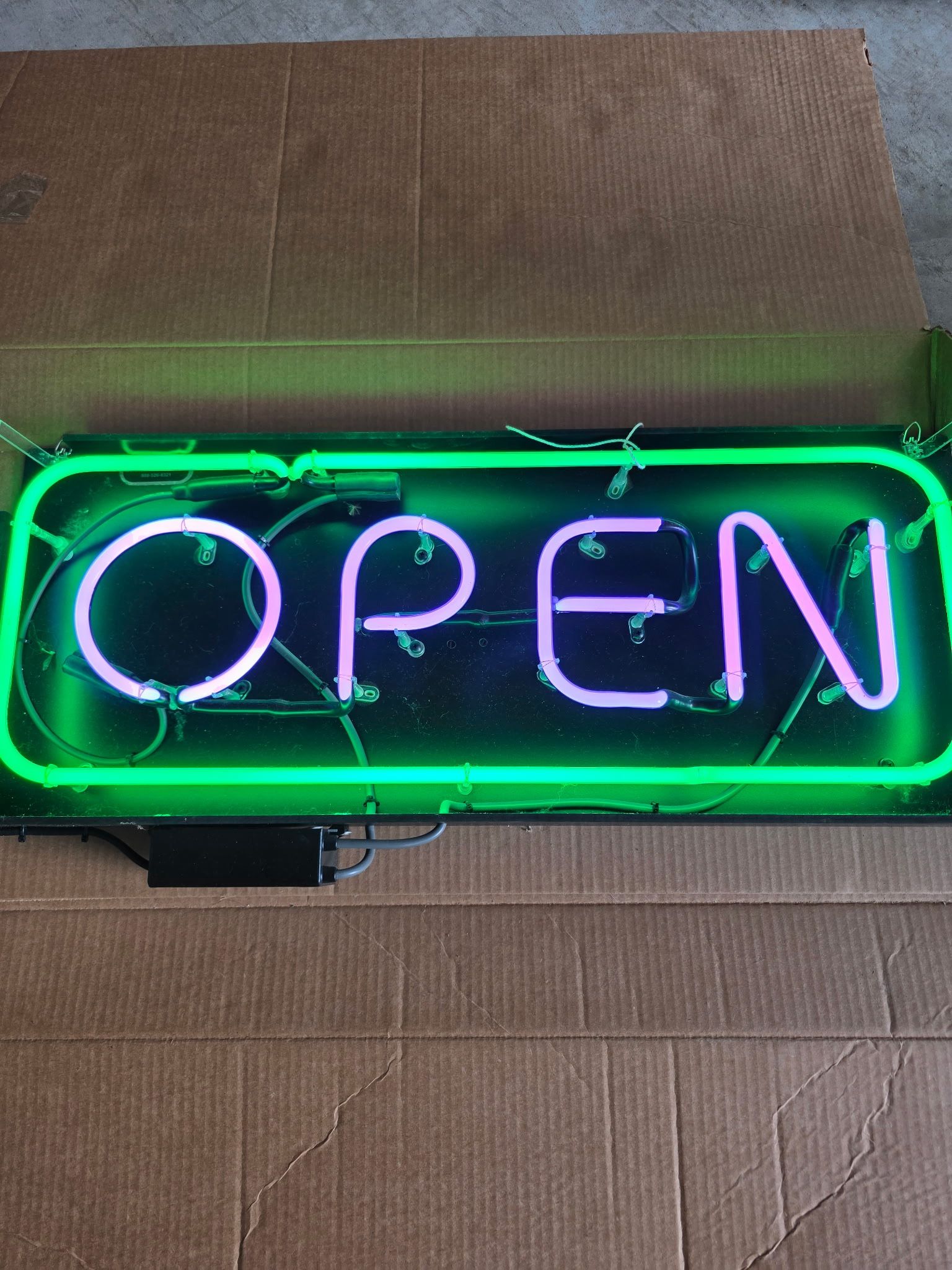 Jantec Neon Radiant Open Sign