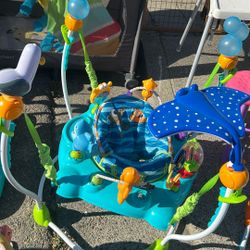 Brights Stars Nemo Blue Baby Jumper With All 11 Toys