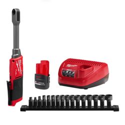 Milwaukee M12 FUEL INSIDER Box Ratchet Kit 3050-21 - 720 in/lb Max  045(contact info removed)1