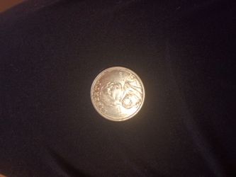 Sacajawea 1$ coin year 2000 wounded eagle
