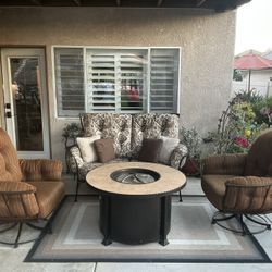 Luxury Patio OW Lee 3 PC Loveseat Set Monterra Collection.