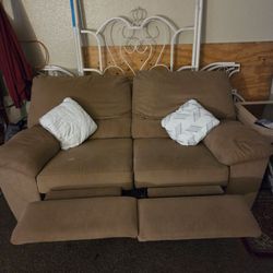 Reduced to $100 firm -Love Seat Recliner