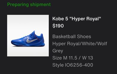 Kobe 5 Hyper Royal