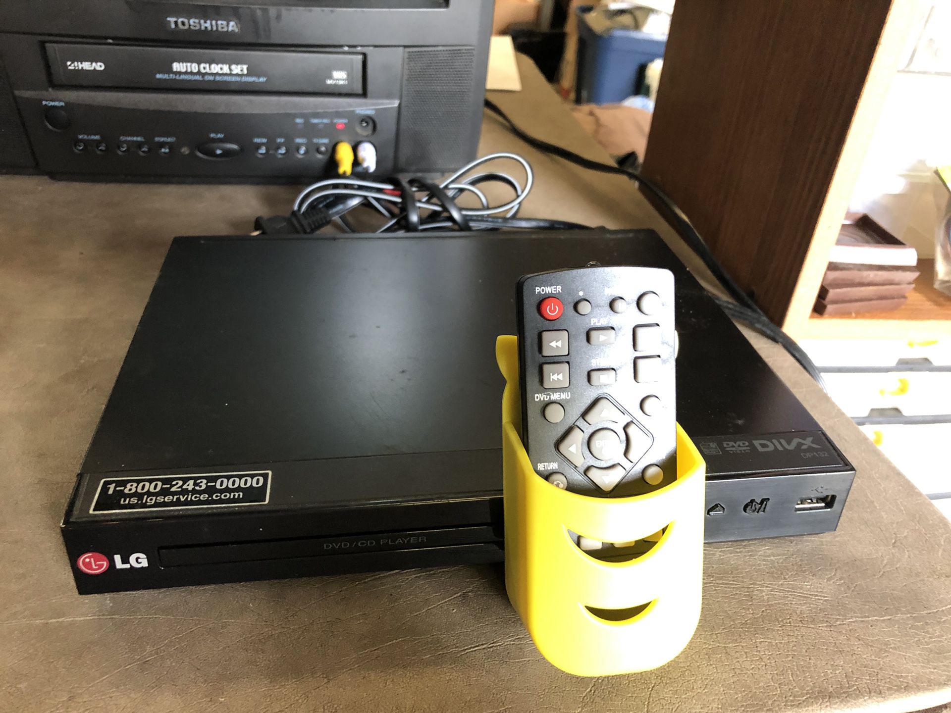 LG DVD/player with new remote