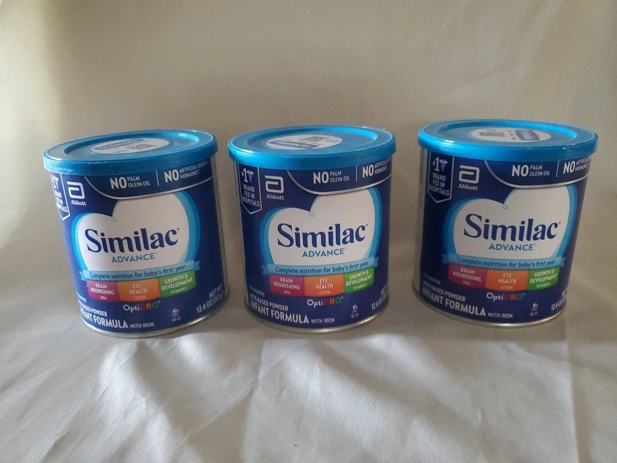 3 Cans Of Similac 