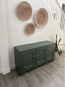 Refinished Vintage Buffet / Sideboard Cabinet