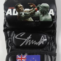 Israel Adesanya Signed Custom Australia MMA Fight Glove (Beckett)