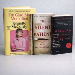 Bestselling Books Bundle – Gone Girl, The Silent Patient & Jennette McCurdy 