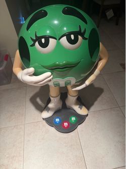 Vintage Large  M&M Rolling Display Dispenser