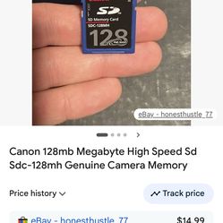 128 memory card