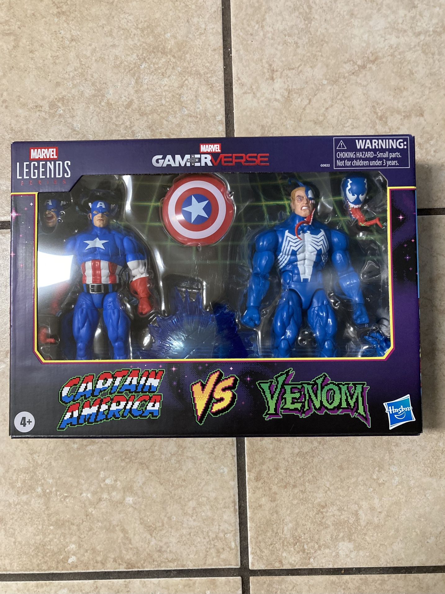 Marvel Legends Gamerverse Captain America vs. Venom 2 Pack