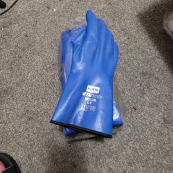 NORTH NITRIKNIT NK803 DIPPED NITRILE GLOVE M (8) CHEMICAL RESISTANT 6 Pairs