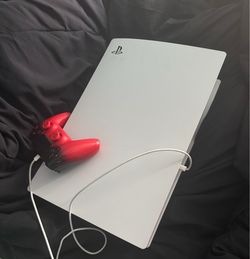 Sony PlayStation 5 Console with Red Controller