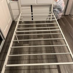 2 Twin White Bed Frames