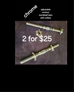 2-chrome Adjustable Dumbbell Handles