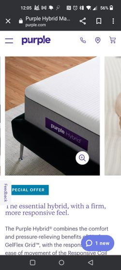 Purple Hybrid 2, 2021 Queen Mattress