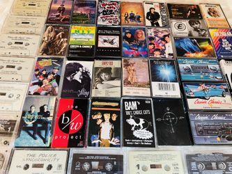 CASSETTE TAPES 70s 80s 90s Rock Metal Alternative Oldies  BUILD UR OWN LOT