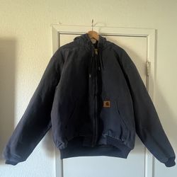 Carhartt Hooded Jacket Navy Blue XL $150