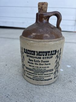 Vintage Racoon Mountain Moonshine Jug