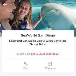 Seaworld Ticket 