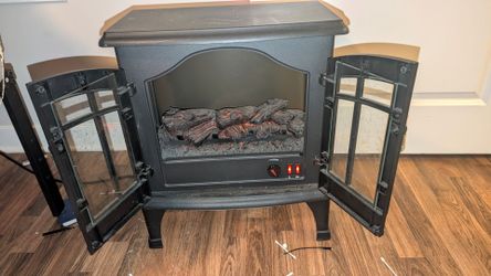 Electric fireplace heater