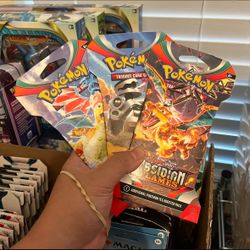 SALE!!: Pokemon TCG - Obsidian Flames - Booster Packs - Hard Sleeved - New