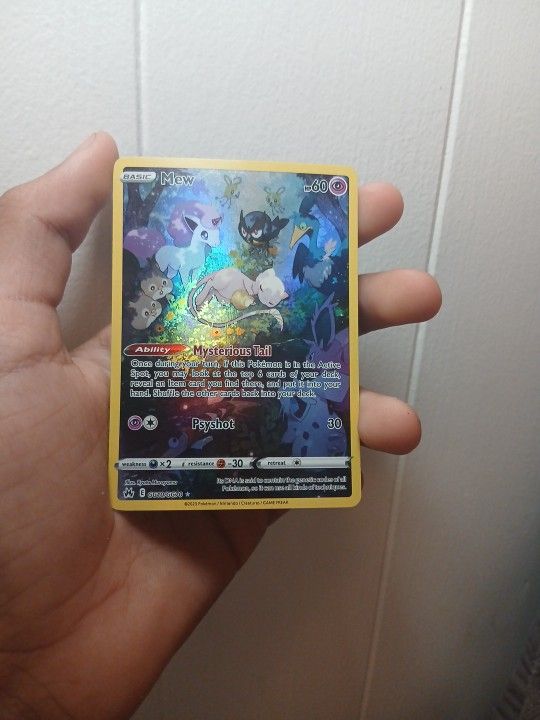 Mew Crown Zenith Holo Rare