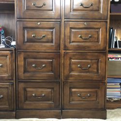 Ashley Solid Wood Executive File Cabinets