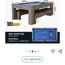 Billiards/ Dining/ Pool Table 