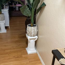 Fake Plant And Stand 