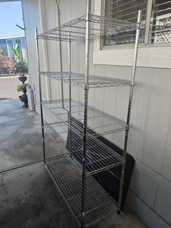 Crome shelving