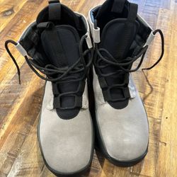 John Elliott Taupe Speed Lace-Up Boots
