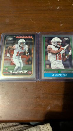 Marvin Harrison Jr 2 Rookie Cards 