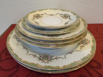 VIntage Noritake 7 Pc Dinnerware Made In Occupied Japan 1(contact info removed)