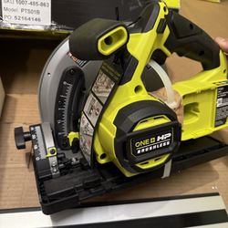 RYOBI ONE+ HP 18V Brushless Cordless 6-1/2 in. Track Saw (Tool Only) (New)  