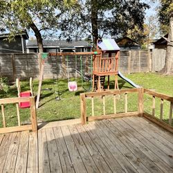 Wood Swing Set $150