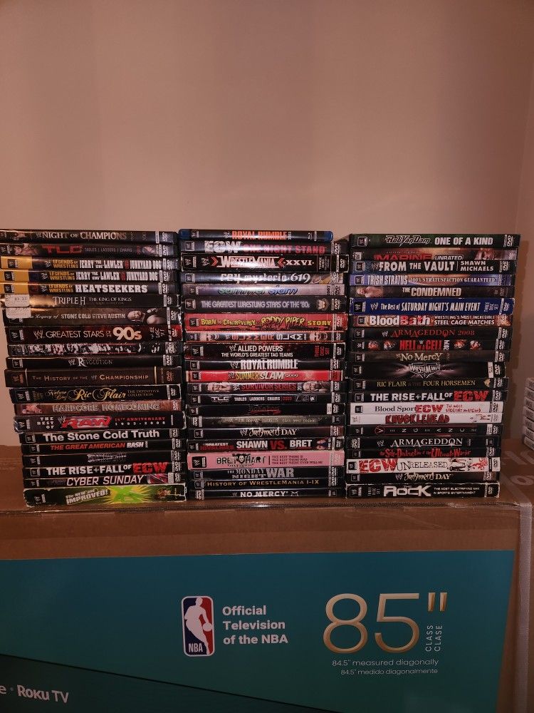 Wwe Wrestling DVD Lot