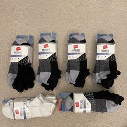 Hanes Absolute Comfort Men's Heel Shield Socks 19 Pairs
