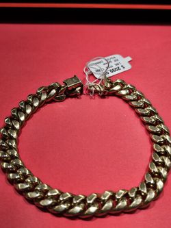 10k Cuban Bracelet 