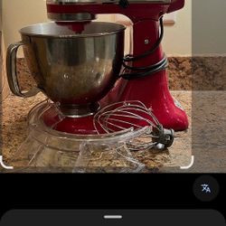 Red Kitchen  Aid Mixer Brand New Just No Box 
