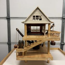 Crate & Kids Treehouse Play Set (with Wooden Forest Animals)
