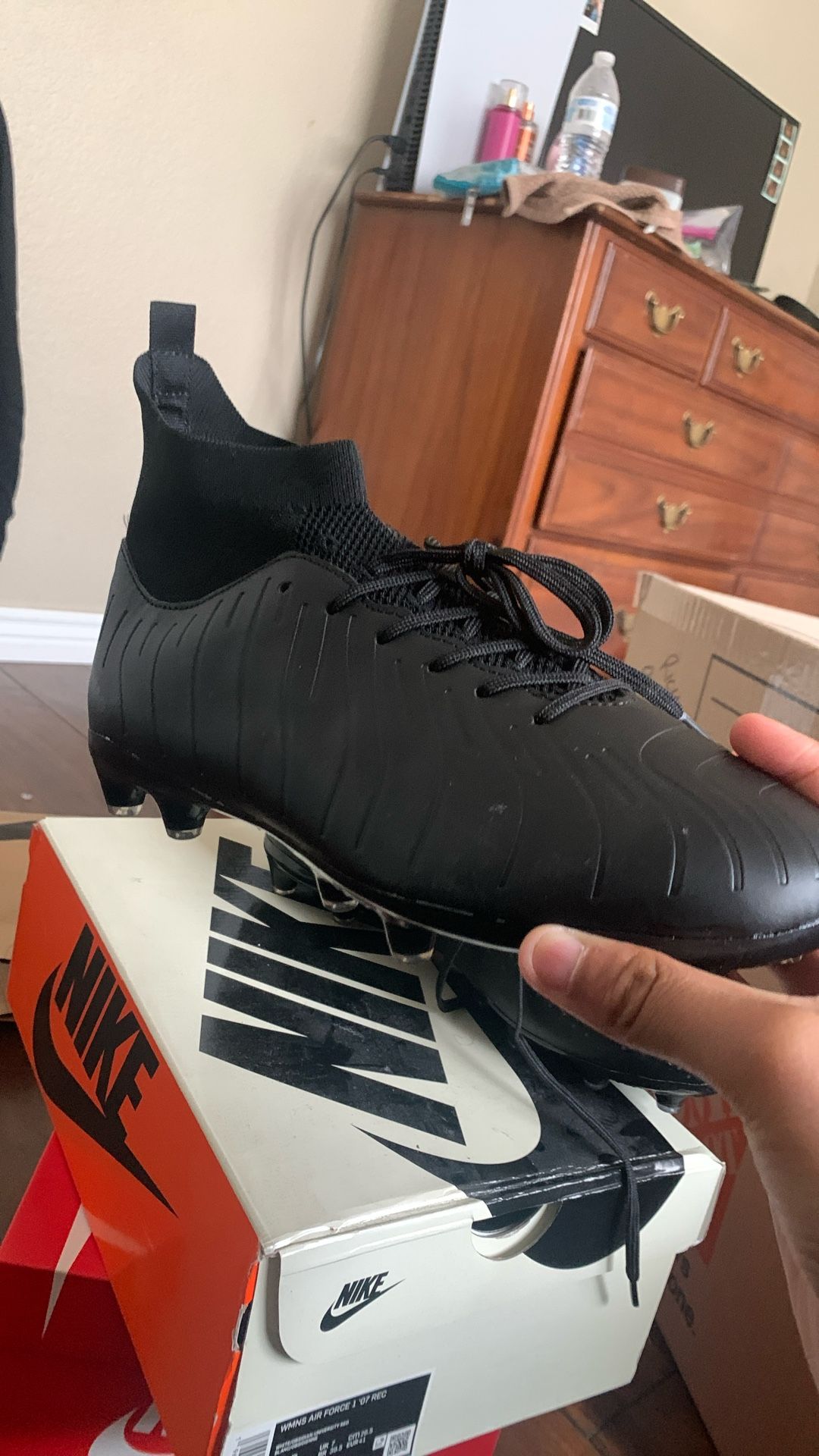 Black cleats