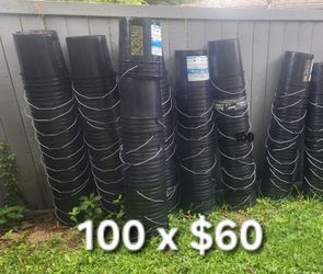Empty Clean 5 gal Buckets 100 x $60