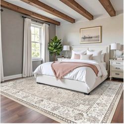 Large Cream Floral rug