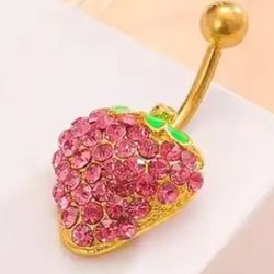Strawberry Belly Piercing 