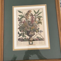 Matted And Framed Art / January 