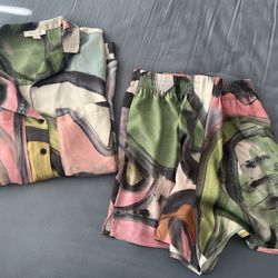 Women’s Shorts And Shirt Set